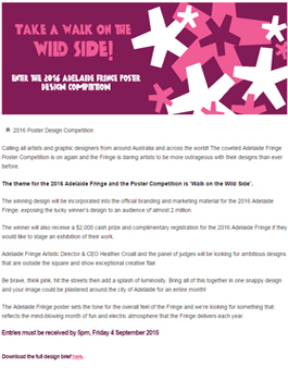 [해외] 2016 POSTER DESIGN COMPETITION.
