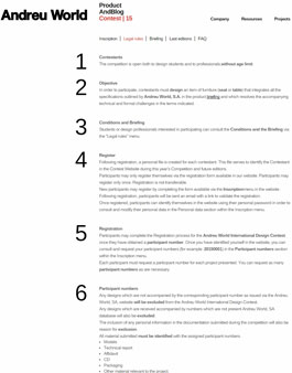 [해외] 2015 Andreu 국제 디자인 공모전.