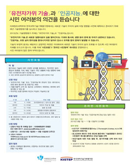 2015년도 기술영향평가 유전자가위 기술과 인공지능.