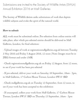 [해외] The Society of Wildlife Artists.