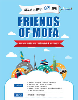 외교부 서포터즈 Friends of MOFA 8기 모집.