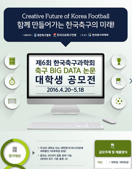 축구 BIG DATA 논문 대학생 공모전.
