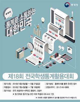 제18회 전국학생통계활용대회.