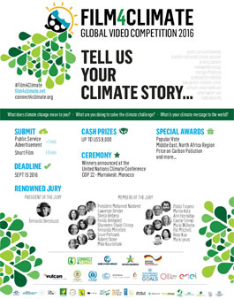 세계은행, Film4Climate 글로벌 기후변화 영상 공모전.