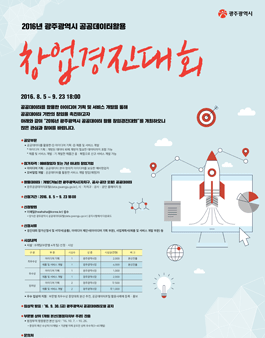2016년 광주광역시 공공데이터 활용 창업경진대회