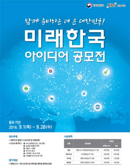 2016 미래한국 아이디어 공모전.