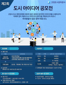 제2회 도시 아이디어 공모전.
