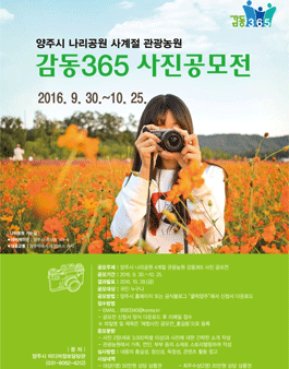광사동 나리공원 감동 365 사진 공모전.