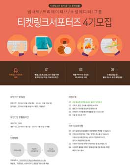 티켓링크 서포터즈 4기 모집.