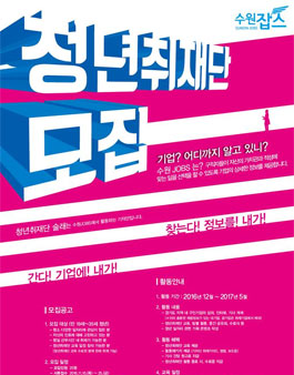 수원잡스 청년취재단 1기 모집.