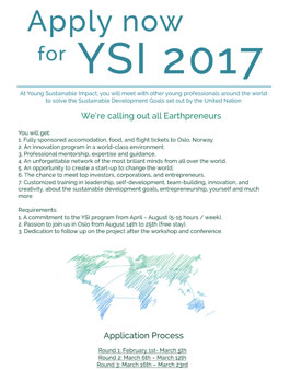 2017 YSI 국제 창업대회 및 컨퍼런스.