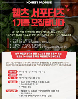 웰츠 서포터즈 1기 모집.