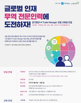 경기청년+4 Trade Manager 육성사업 교육생 모집.