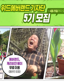 위드에버랜드 기자단 5기 모집.