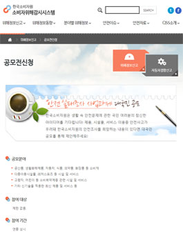 안전 실태조사 사업과제 대국민 공모.