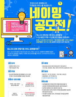 중소규모 문화 관람지원 서비스 플랫폼 네이밍 공모전.