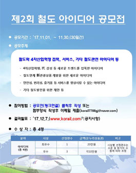 제2회 철도아이디어 공모전.