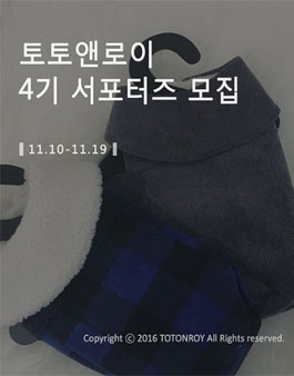 토토앤로이 서포터즈 4기 모집.