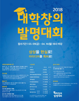 2018년 대학창의 발명대회.