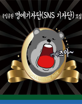 국립공원관리공단 국립공원 명예기자단 모집.