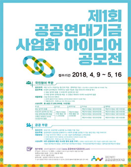 제1회 공공연대기금 사업화 아이디어 공모전.