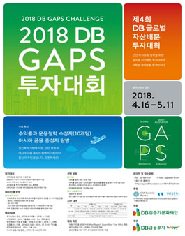 2018 제4회 DB GAPS 투자대회.