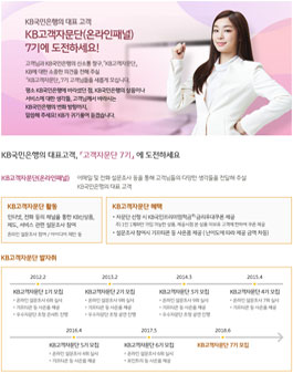 KB국민은행 KB고객자문단 7기 모집.