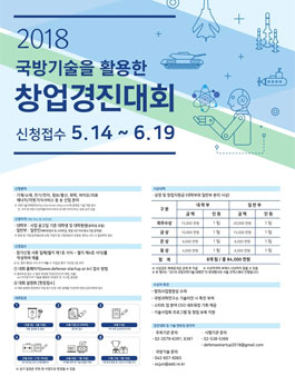 2018 국방기술을 활용한 창업경진대회.