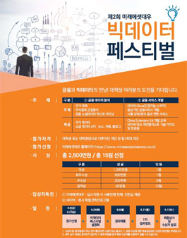 제2회 미래에셋대우 빅데이터 페스티벌.