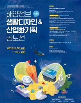 제3회 해양정보 생활디자인 & 산업화 기획 공모전.
