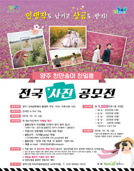 제3회 양주 천만송이 천일홍 전국 사진 공모전.