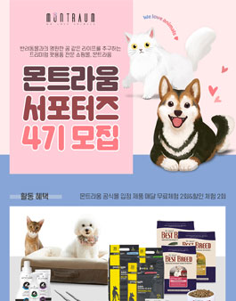 몬트라움 서포터즈 4기 모집.