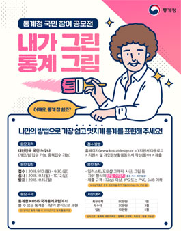 통계청 국민 참여 공모전 - 내가 그린 통계 그림.