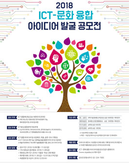 2018 ICT-문화 융합 아이디어 발굴 공모전.