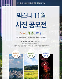 픽스타 11월 사진 공모전.