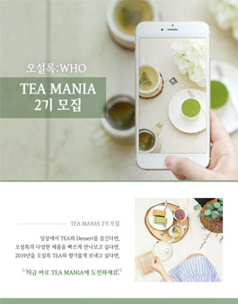 오설록 WHO TEA MANIA 2기 모집.