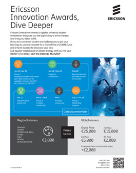Ericsson Innovation Awards 2019 : Dive deeper.