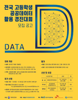 2019 전국 고등학생 공공데이터 활용 경진대회.
