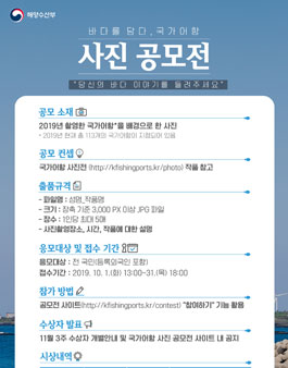 2019 바다를 담다, 국가어항 사진 공모전.