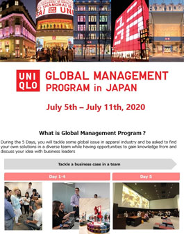 UNIQLO Global Management Program in JAPAN