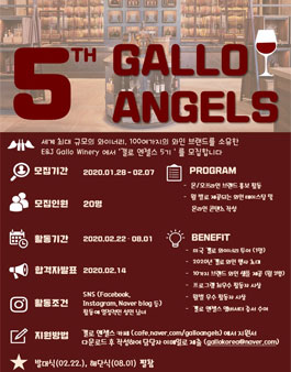 갤로 코리아 갤로 엔젤스 5기 모집.