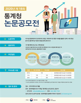 제18회 통계청 논문 공모전.