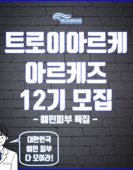 에스테틱 No.1 트로이아르케 서포터즈 12기 모집.