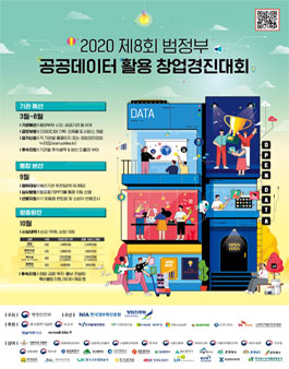 제8회 범정부 공공데이터 활용 창업경진대회.