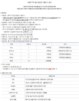 한국콘텐츠진흥원 사회적 가치 영상 공모전.