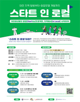 2020 스타트인로컬 프로젝트 참가자 모집.