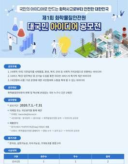 제1회 화학물질안전원 대국민 아이디어 공모전.