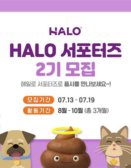 HALO 헤일로 서포터즈 2기 모집.