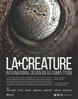 LA+ CREATURE 국제 디자인 아이디어 공모전.