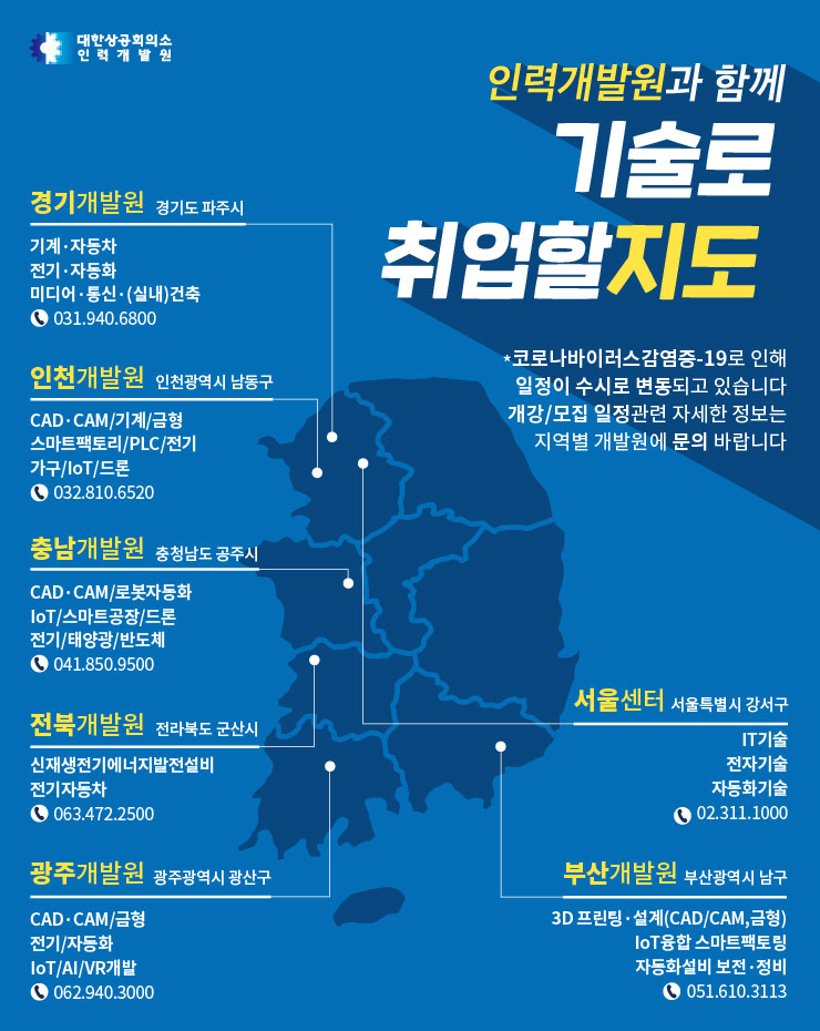 대한상공회의소 인력개발원 2020년도 전액국비 교육생 모집 | 공모전 대외활동 - 위비티 대한상공회의소 인력개발원 2020년도 전액국비... 